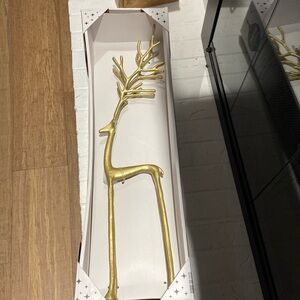 New Viral Pottery Barn Inspired Gold 28” Reindeer